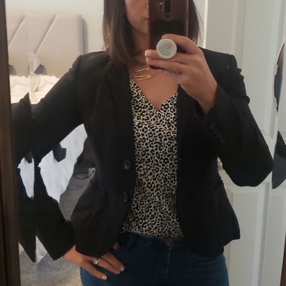 Express Black Suit Interview Jacket Blazer - Picture 2 of 5